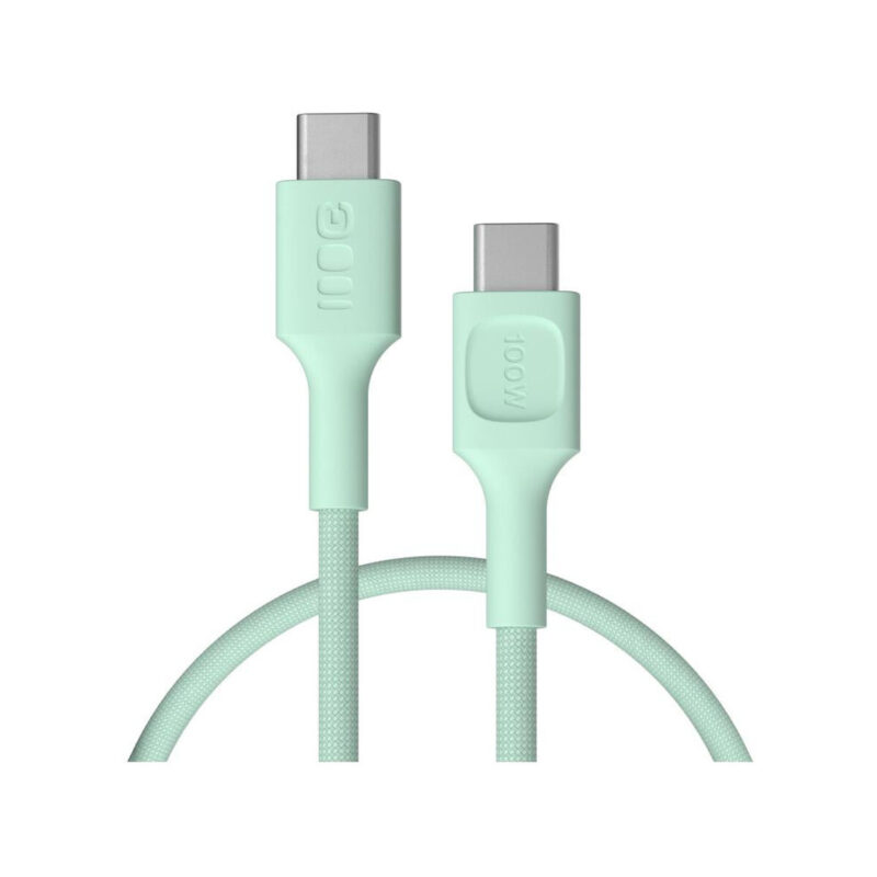 KABEL USB-C / USB-C Greencell PowerStream 30cm PD 100W zielony w oplocie