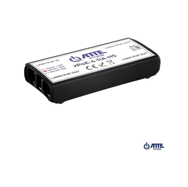 SWITCH 4-PORTOWY POE ATTE xPoE-4-11A-HS