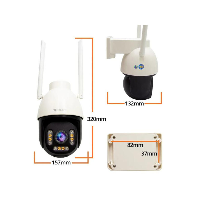 Kamera IP Orllo zewnętrzna obrotowa zoom x10 4MPx ORLLO Z9 ULTRA