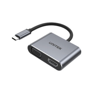 Unitek Hub USB-C HDMI VGA USB-A i PD 100W D1049A