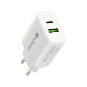 ŁADOWARKA SIECIOWA everActive SC-370Q 25W 1xUSB-C 1xUSB-A PD PPS