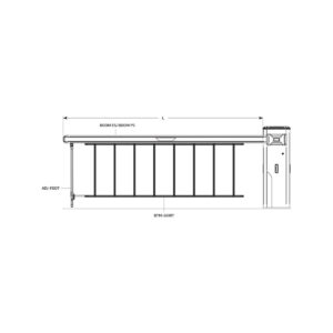 Szlaban BFT GIOTTO BT B ULTRA36 z ramieniem 6m