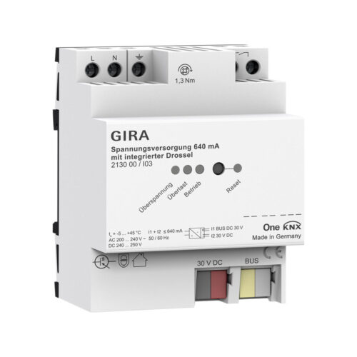 GIRA zasilacz 640 mA z dławikiem KNX ONE 213000