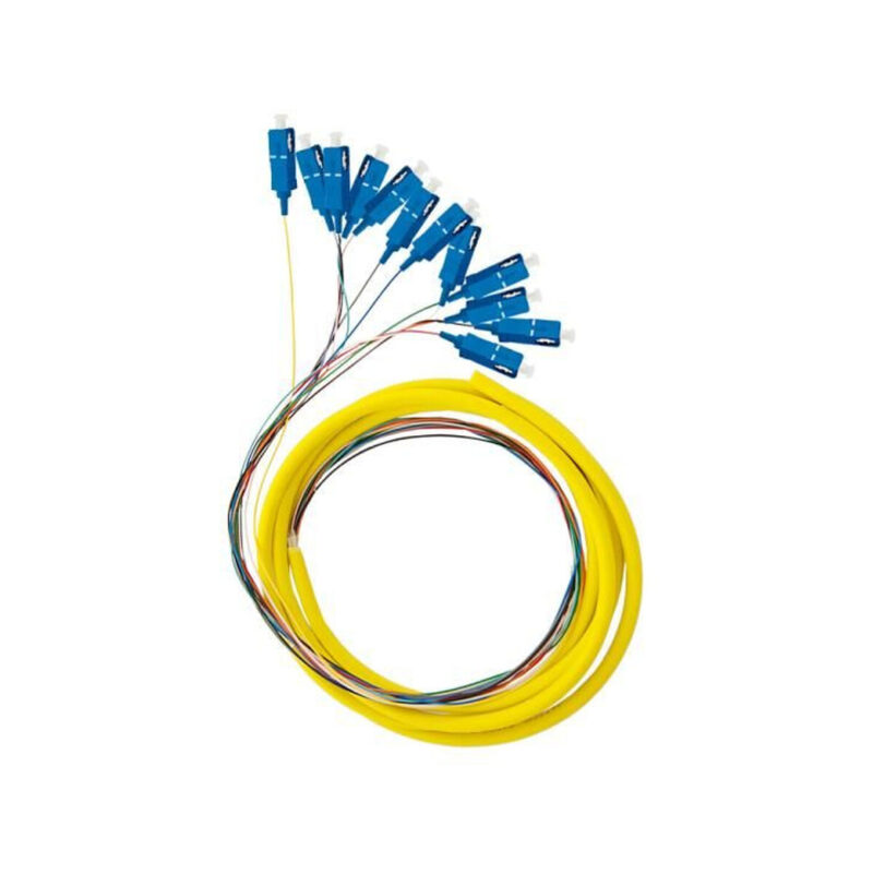 12X PIGTAIL SC/UPC SM G657A2 GOLD zestaw 12x 2m