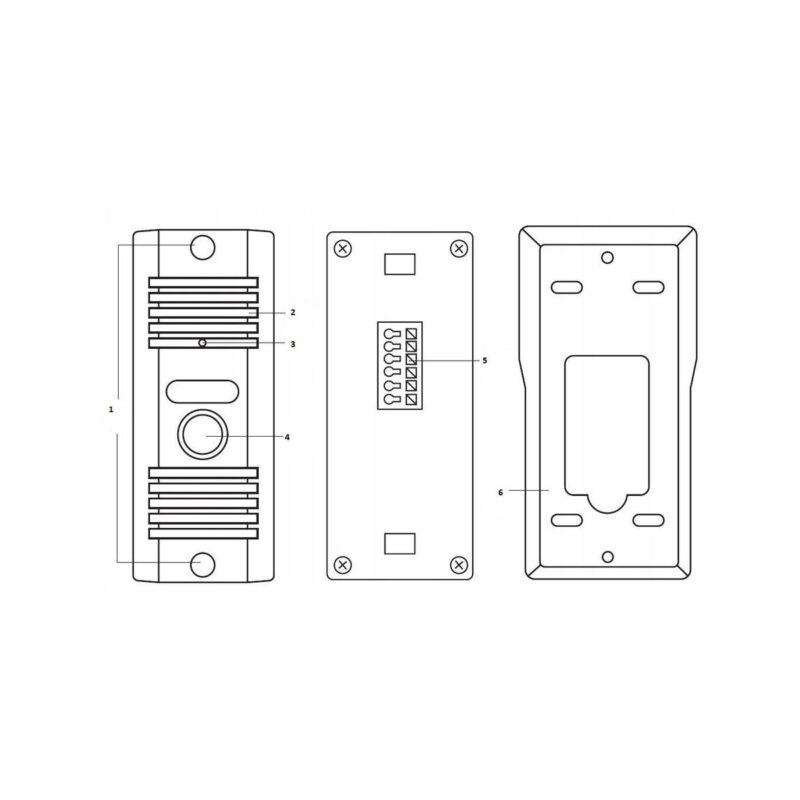 63094f9bf18889823fea643000d486bb_original DOMOFON EURA ADP-11A3 ''INVITO'' b/słuchawkowy biały
