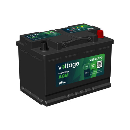 Akumulator AGM samochodowy START-STOP L3 Voltage 12 V 70 Ah 760 A VESS12-70