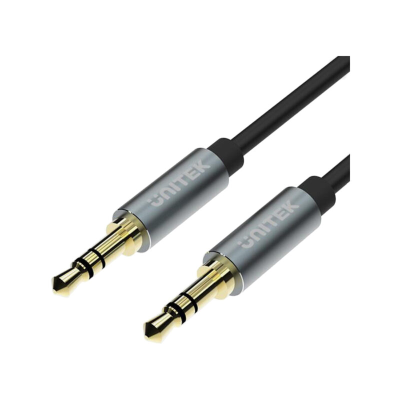 Unitek Y-C922ABK przewód miniJack 3.5mm -miniJack TWIST 1,5m