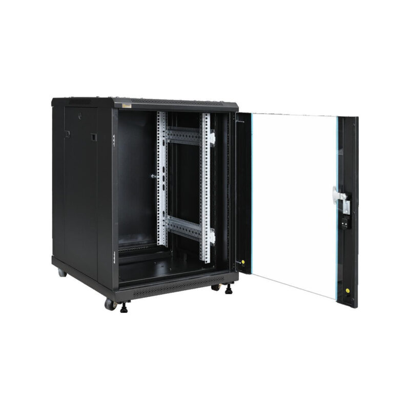 Szafa Rack stojąca do złożenia 15U/ 600x600 Pulsar RS1566
