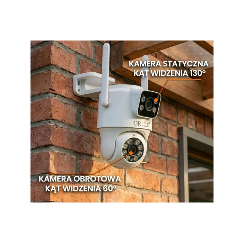Kamera IP Orllo TZ19 DUAL (4MP+4MP Wi-Fi 4K AI