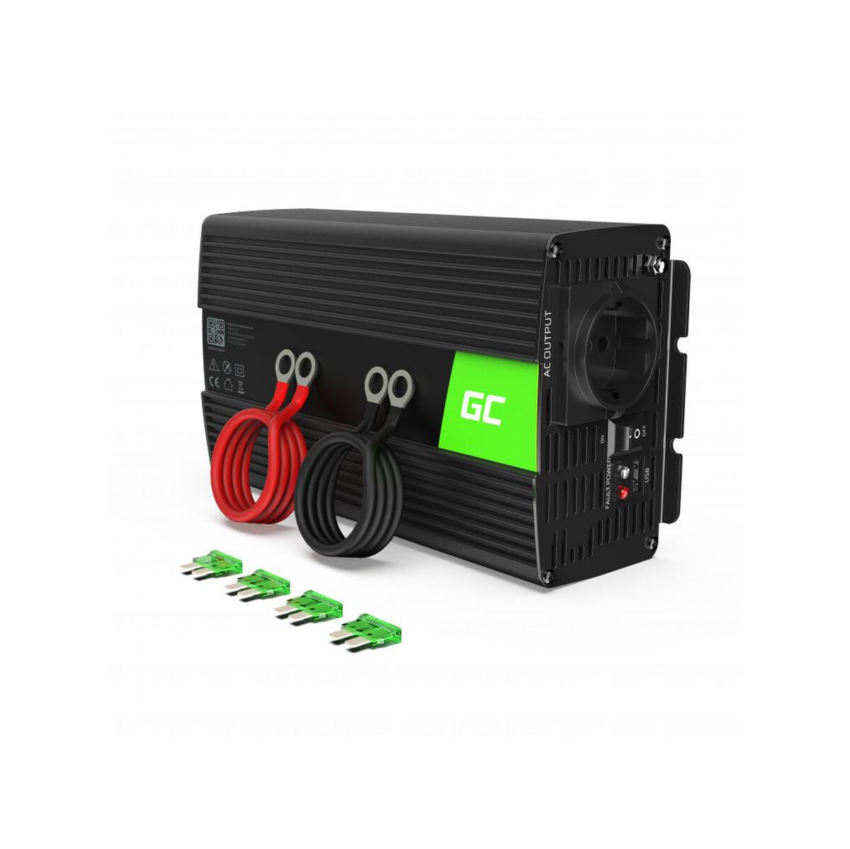 PRZETWORNICA NAPIĘCIA INWERTER Green Cell 12V / 230V 3000W/6000W MODYFIKOWANA SINUSOIDA INV12