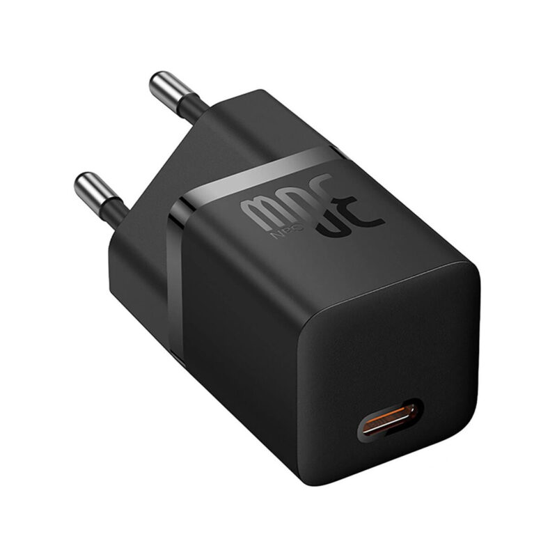 Ładowarka sieciowa Baseus GaN 5 Fast Charger Mini P10110902113-00 30 W USB-C PD 3.0 QC 3.0 + kabel