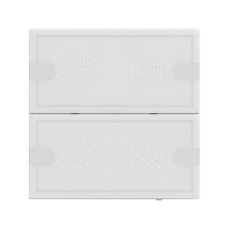 GIRA czujnik przyciskowy 4 Komfort 2x KNX TS4 białe 5002003