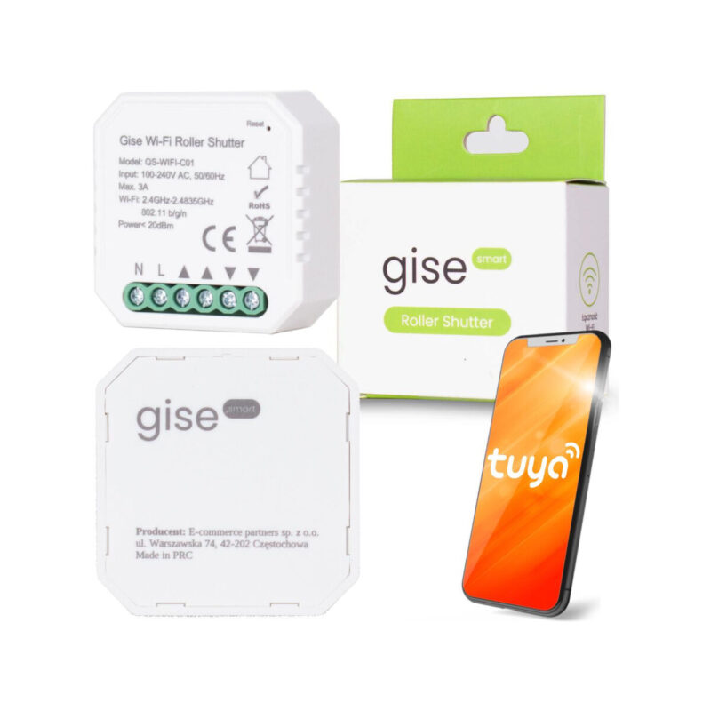 GISE Smart Sterownik roletowy WiFi | Tuya
