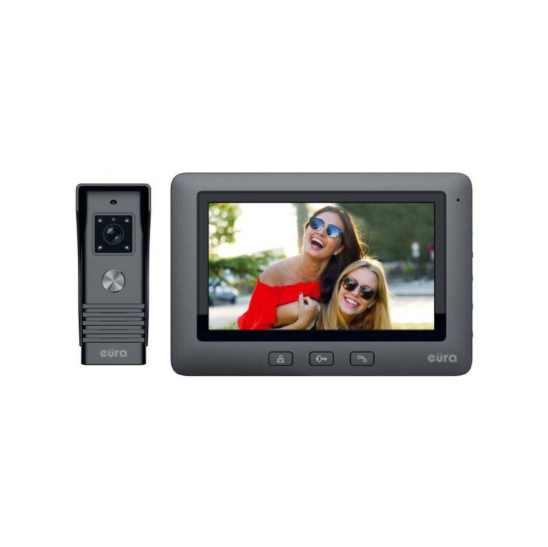 64603183af2224e8a50ac871b4091c27_original WIDEODOMOFON EURA VDP-45A3 "ALPHA" CZARNY