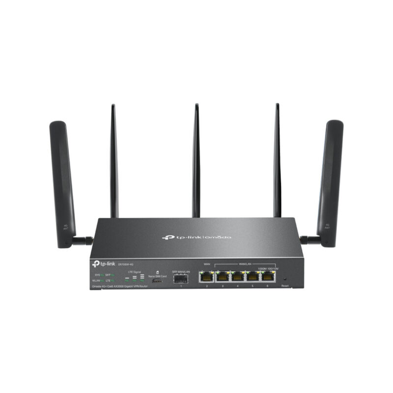 ROUTER TP-LINK 4G LTE Cat6 Omada AX3000 (ER706W-4G)