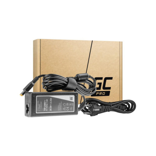 ZASILACZ ŁADOWARKA DO LAPTOPA LENOVO Green Cell PRO AD64P 20V 2,25A 45W Slim Tip