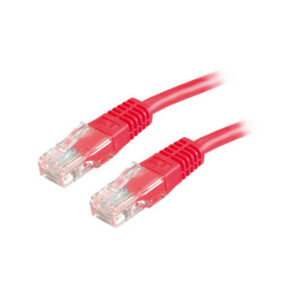 652_1 PATCHCORD KAT5E UTP 3M CZERWONY