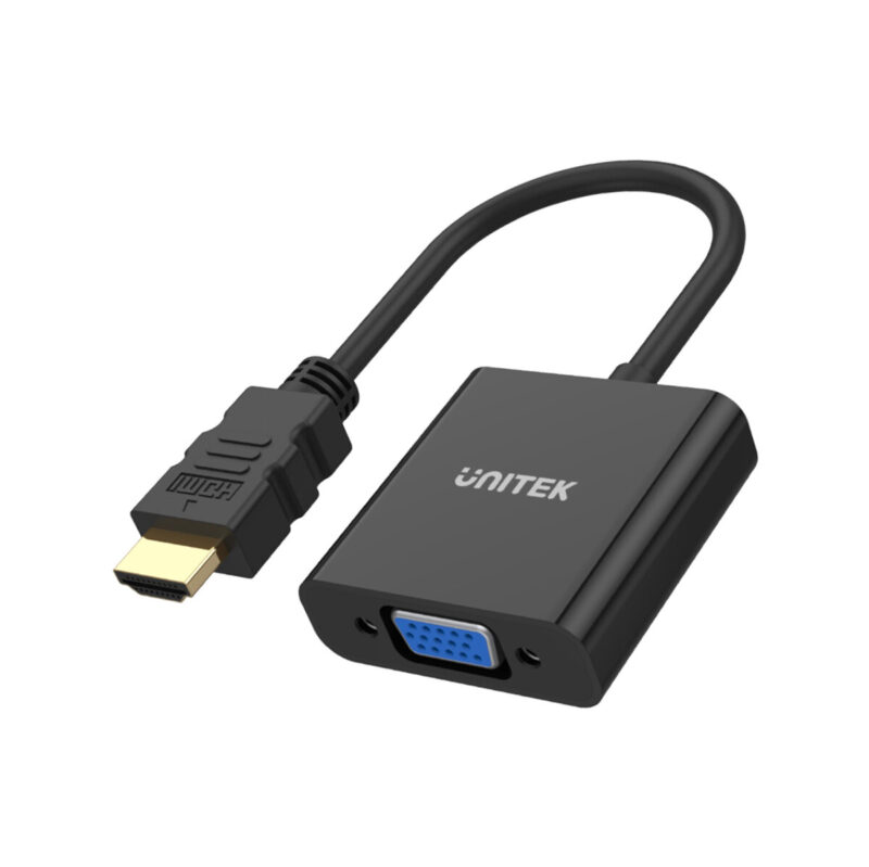 Adapter Unitek Y-6333 HDMI to VGA + audio