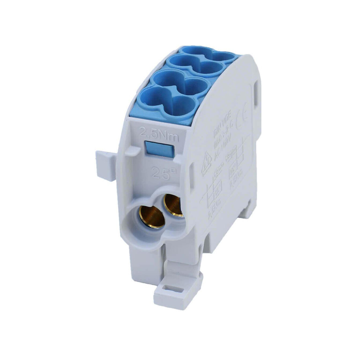 Blok rozdzielczy odgałęźny SCB 25 Al/Cu 80110 SIMBLOCK, niebieski 81501003