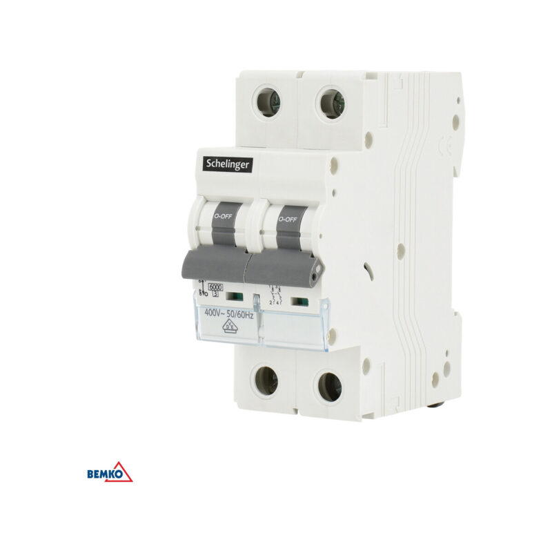 Wyłącznik nadprądowy 6KA 3P B 06A VDE SCHELINGER