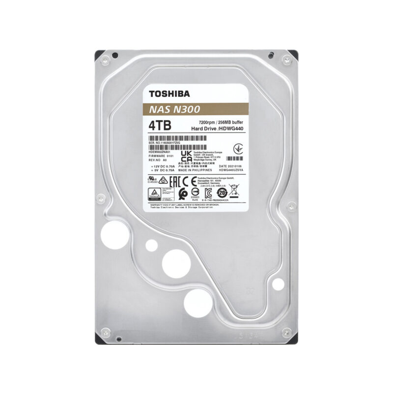 Dysk HDD Toshiba N300 HDWG440EZSTA 4TB