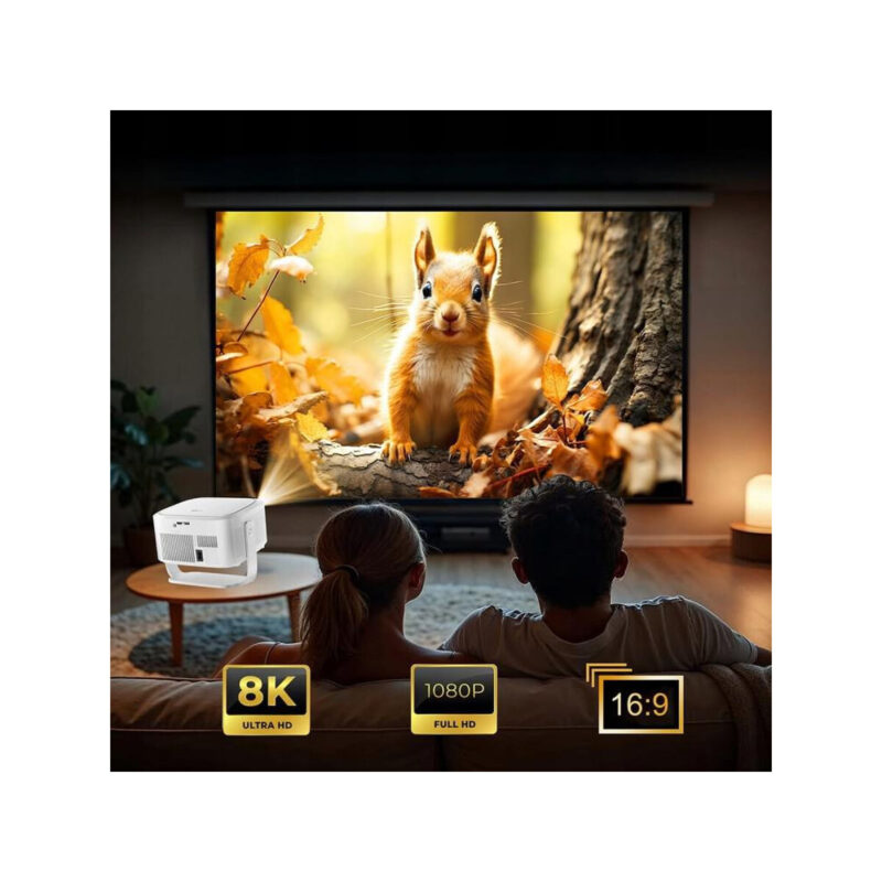 Mini Projektor Przenośny Rzutnik Android 14 WiFi Zenwire PrimeView IMC460 Pro