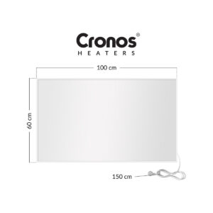 Panel grzewczy IR CRONOS Carbon P800 White