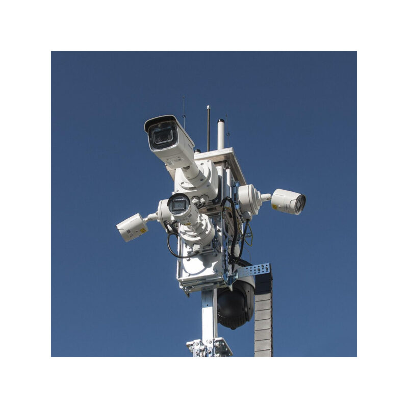 Mobilna wieża do zdalnego wideomonitoringu CCTV iCAM-TOWER AI 5MQ3