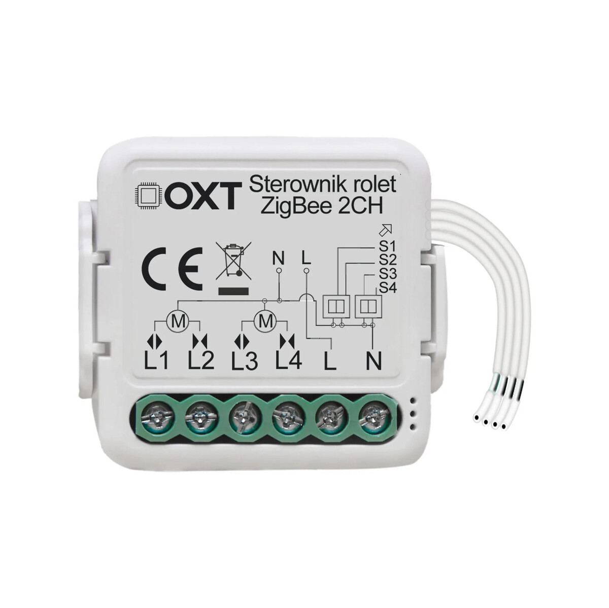 Moduł OXT mini sterownik 2 rolety ZigBee TUYA T268