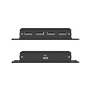 Unitek Przedłużacz USB-C na 4× USB-A przez Ethernet, zasięg do 150 m 480Mbps