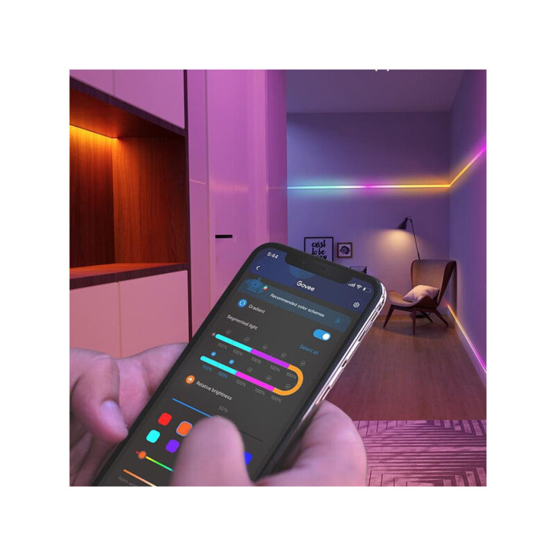 Govee H618C Basic LED Strip Light 10m Taśma LED Wi-Fi, Bluetooth, RGBIC