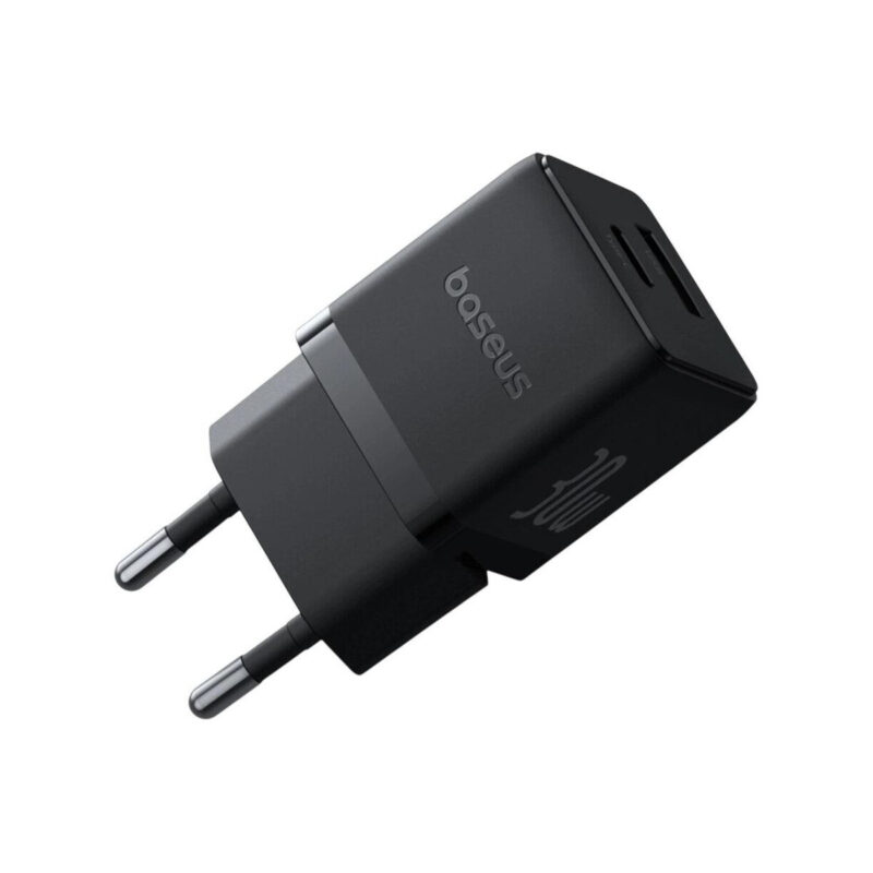 68d3dc23b4badf67398fd82eea2727e2_original ŁADOWARKA SIECIOWA Baseus Palm P1011160A113-00 30W 1x USB-C 1x USB-A PD 3.0 QC 3.0 CZARNA