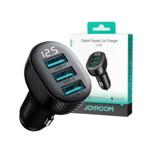 Ładowarka samochodowa Joyroom JR-CCD03 17W 3.4A 3x USB-A