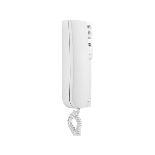 Laskomex LY-8M biały Unifon cyfrowy z sygnalizacją wywołania - LED, regulacją głośności, przycisk sterowania bramą.