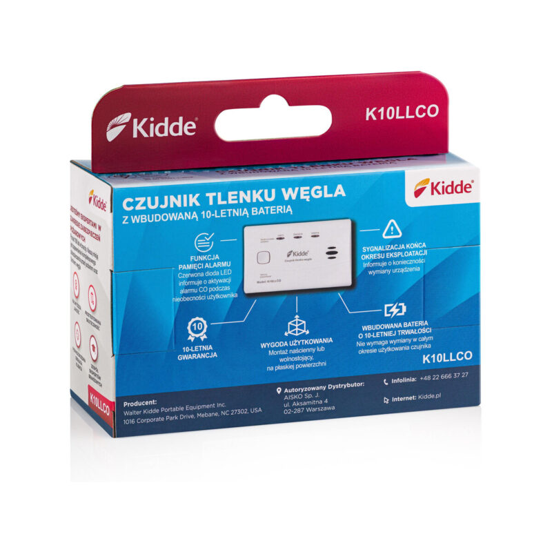 Czujnik czadu Kidde K10LLCO