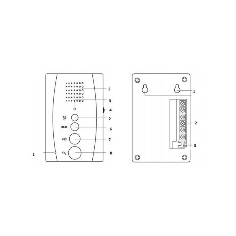69df11c2f2108bacaee914022e508dfa_original DOMOFON EURA ADP-11A3 ''INVITO'' b/słuchawkowy biały