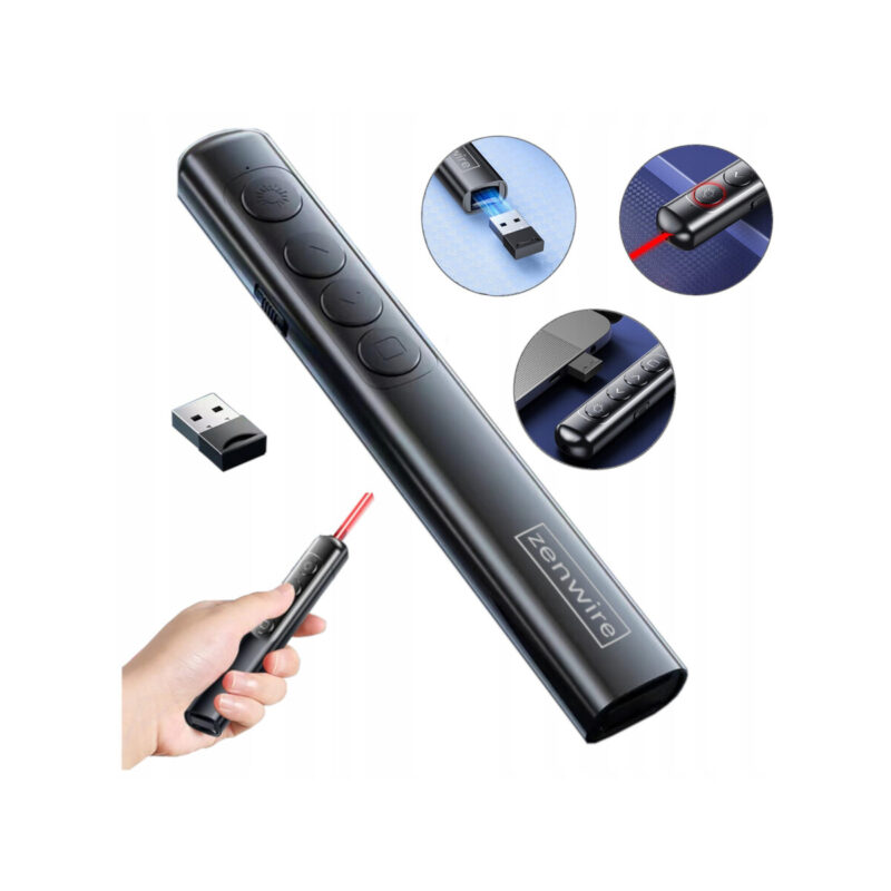 Wskaźnik laserowy USB do prezentacji Zenwire S9