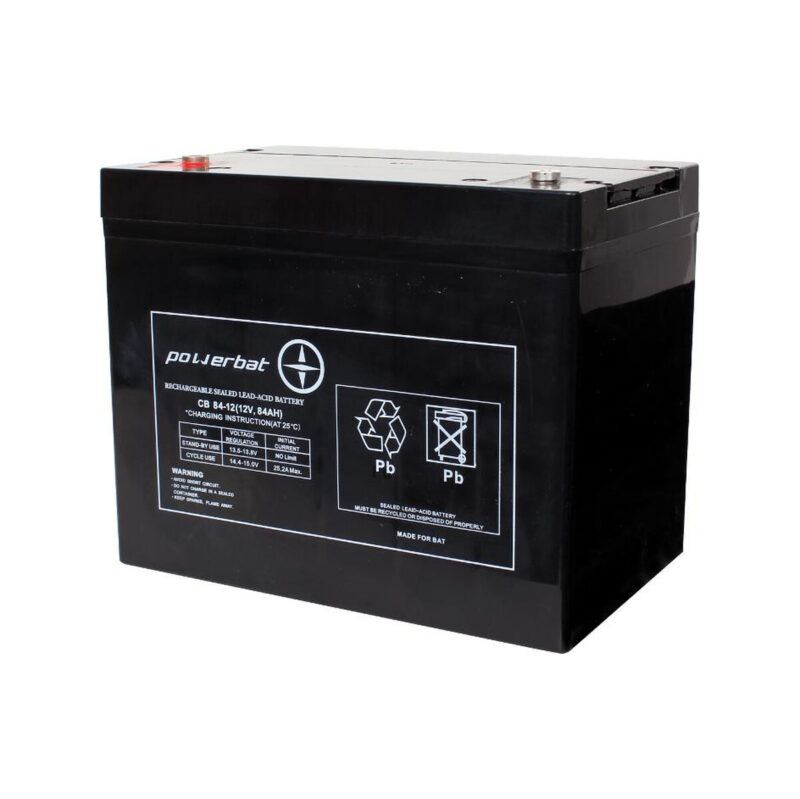 Akumulator AGM Powerbat 12V 84Ah