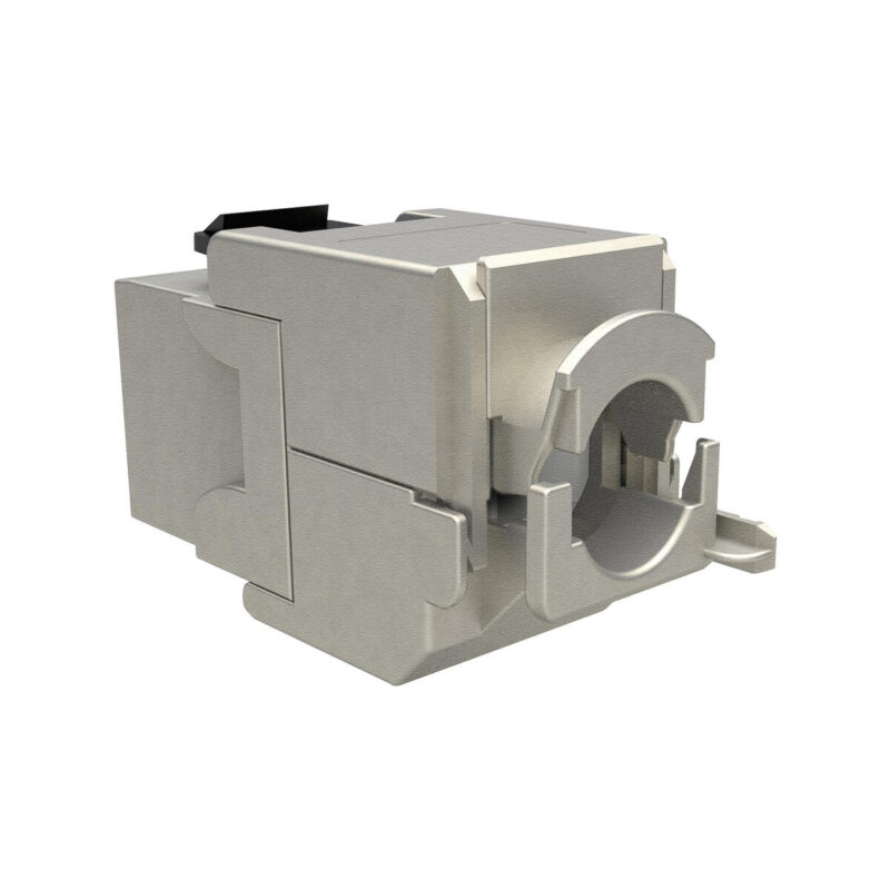 Moduł Keystone samozaciskowy Solarix Cat.6A STP RJ45 SXKJ-10G-STP-BK-SA