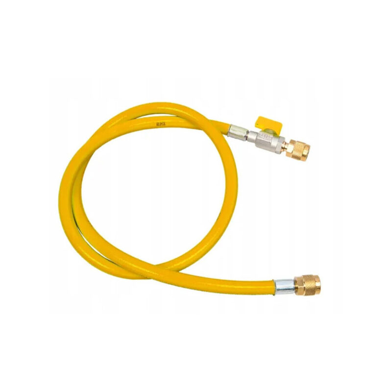 Wąż serwisowy z zaworem odcinającym REFCO CA-CL-60-Y (150 cm / 1/4" x 1/4")