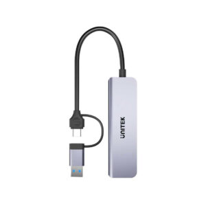 Unitek Hub 5w1 USB-A/C 5 Gbps z czytnikiem kart SD i micro SD
