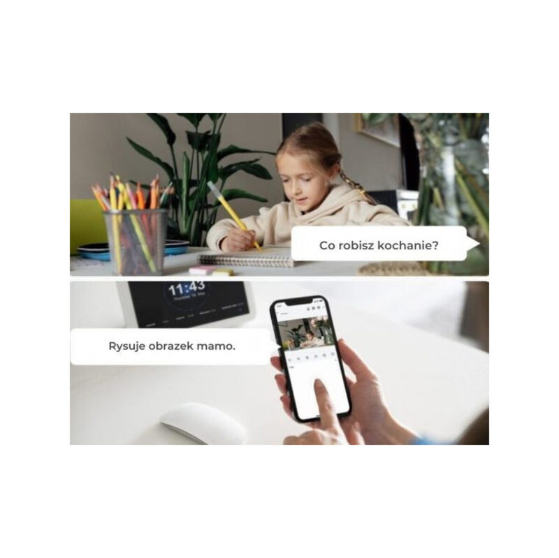 Kamera IP Reolink E Series E331 5MP Wi-Fi niania wewnętrzna biała