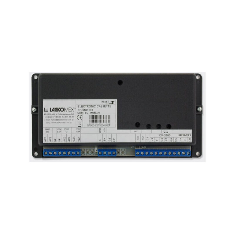 Laskomex Kaseta elektroniki EC-3100R-2 INT - do systemu obsługującego 8 wejść głównych