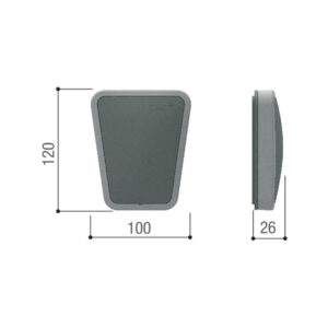 Lampa CAME KLT1FDSW LED RGW 24V (806LA-0060)