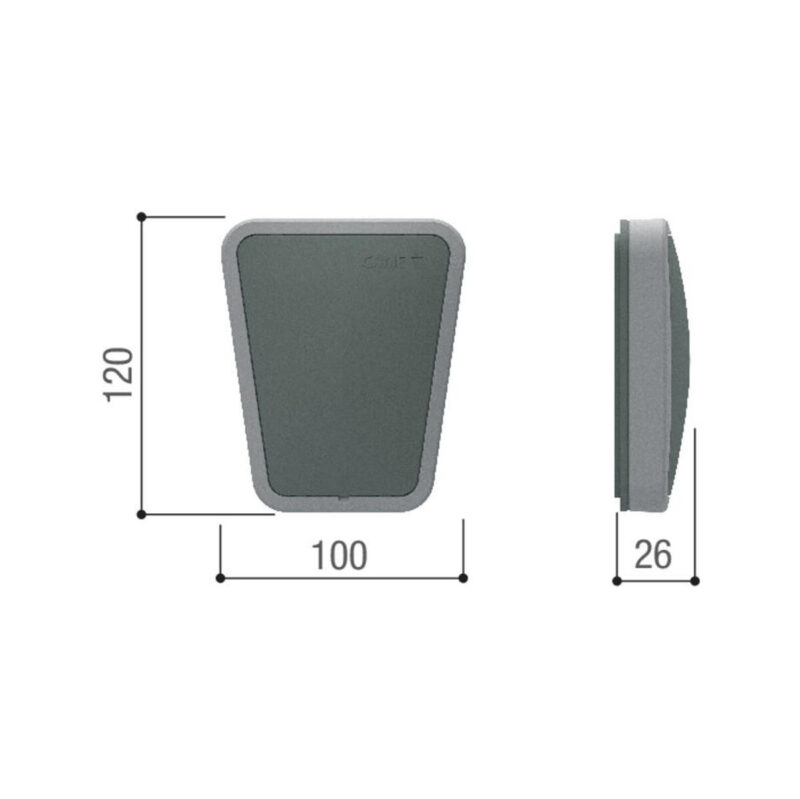 Lampa CAME KLT1FDSW LED RGW 24V (806LA-0060)