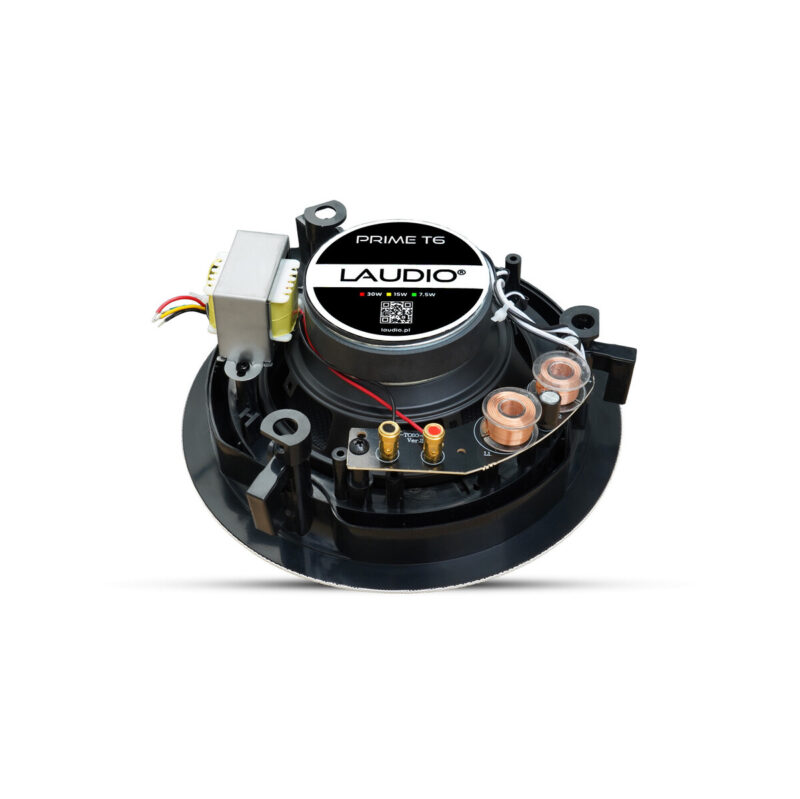 6c98e5d3f3647a5ec720b9312d7bf766_original Laudio Prime T6 – Głośnik sufitowy 100V 30W Czarny