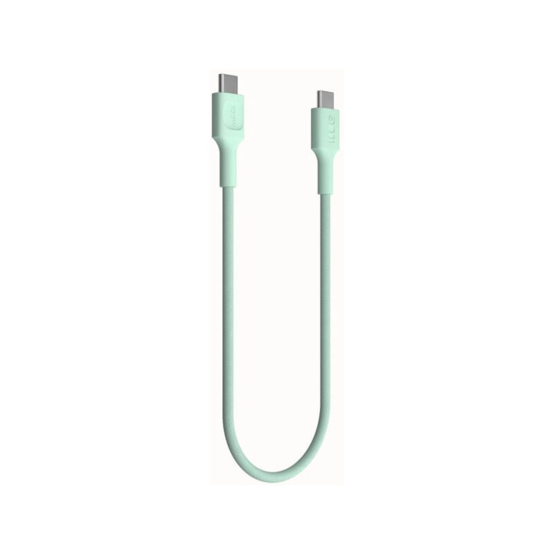 KABEL USB-C / USB-C Greencell PowerStream 30cm PD 100W zielony w oplocie