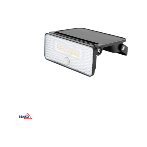 Naświetlacz SOLARNY LED SOLEN 5W 500LM 4000K IP65 czarny cz. pir