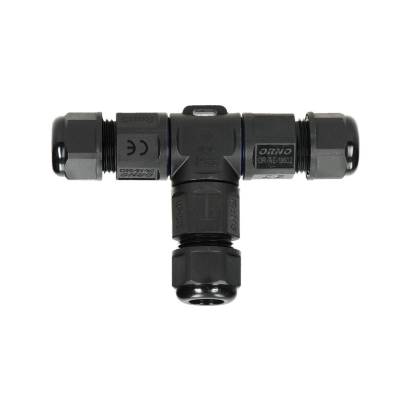 Konektor Mufa kablowa trójnik T IP68, 3x4mm², 450V/25A OR-AE-13602