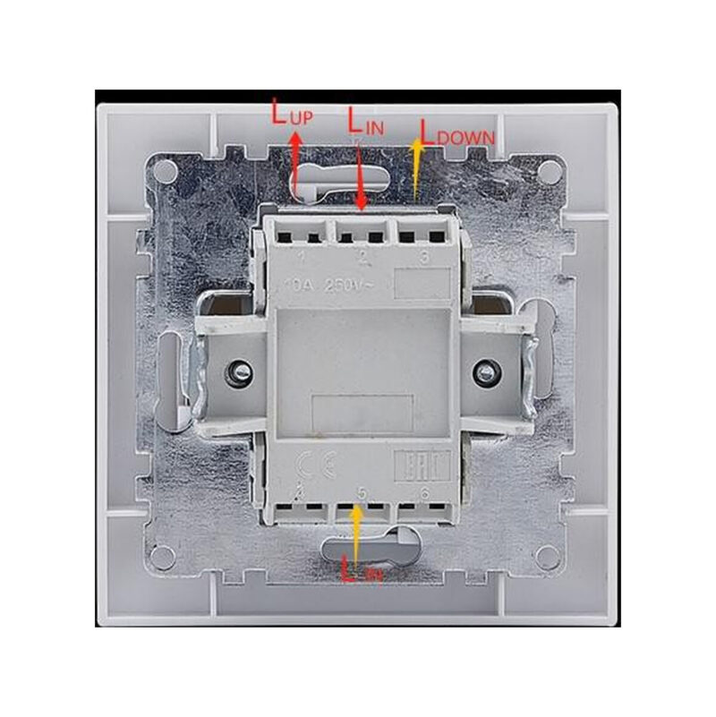 Łącznik żaluzjowy pojedynczy (dwuklawiszowy) VCX WESA LC 12 Biały